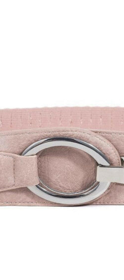 61971. Elastische riem ovale gesp div. kleuren - Roze