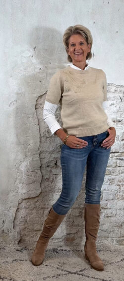 MC-7015. Jeans button blue