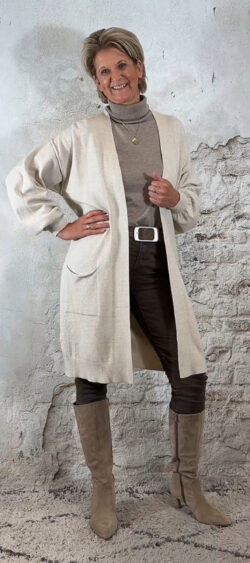 145482. Ailan casual midi vest beige