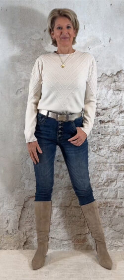 153983. Juul dot pullover buttermilk