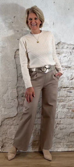 153983. Juul dot pullover buttermilk