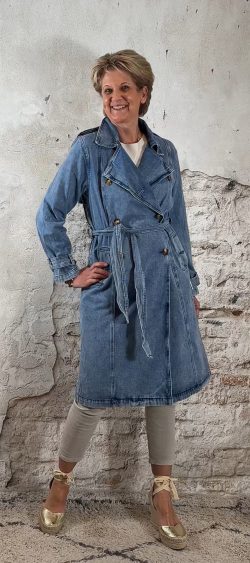 116610. Denim Trenchcoat