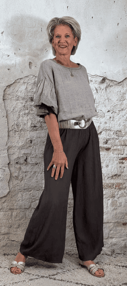 128260. Ibiza crêpe broek drop