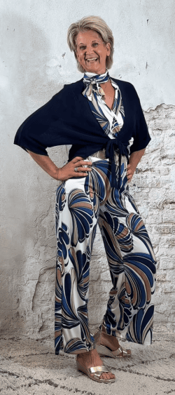65826. Bolero donkerblauw