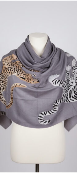 Sjaal Coco safari grijs