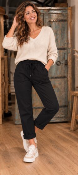 Allround stretch broek zwart - Ailan 193502