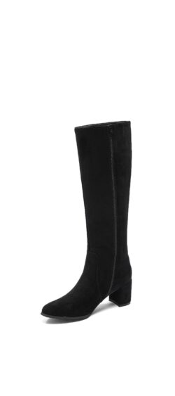 DES8037. Elegance hoge laars zwart