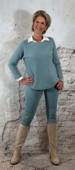 147836. Bibi basic pullover wintermint (14 oktober weer op voorraad, je kunt al bestellen)