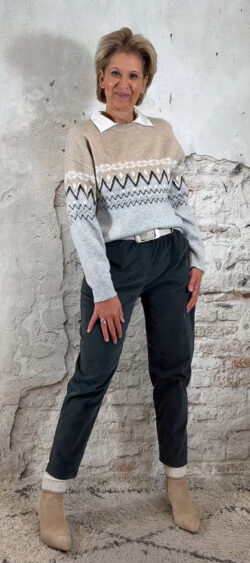 151047. Bibi Babyrib momfit grijs