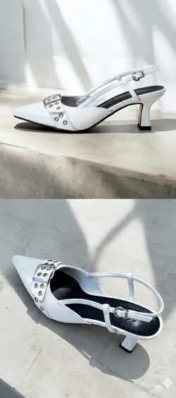 Witte pumps, maat 36