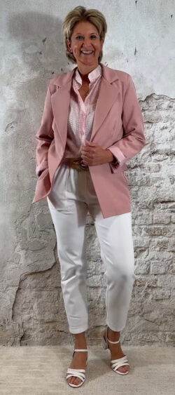 161473. Evy blazer oudroze (3 februari weer op voorraad, je kunt al bestellen)