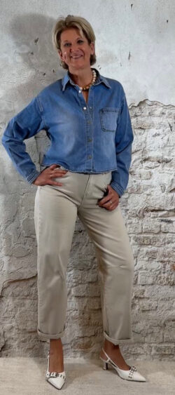 161204. Elza jeans blouse/jasje