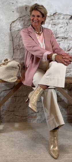 161473. Evy blazer oudroze