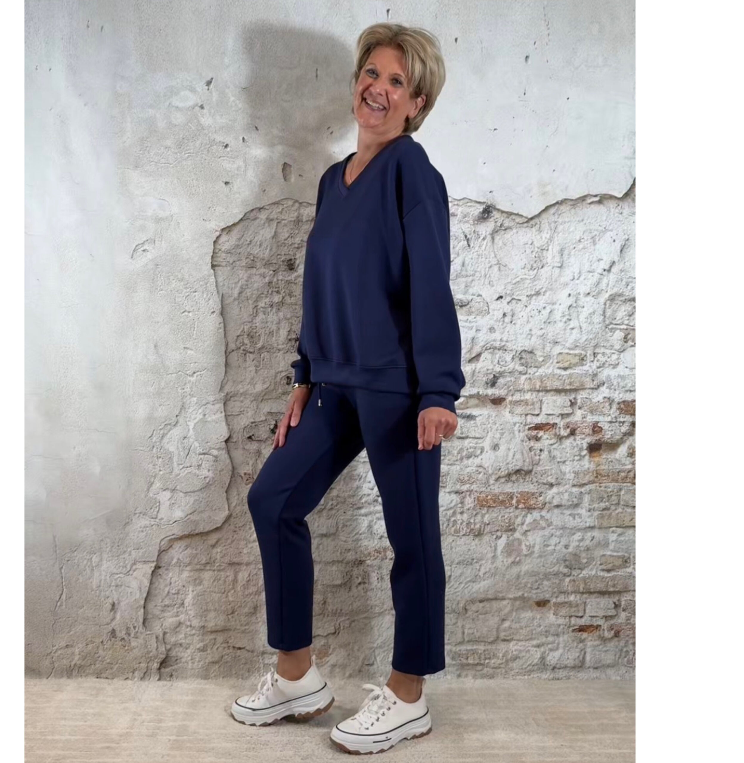 Ailan Semi Travel Sweater Donkerblauw One Size 38–42 €39,95 | Baboux