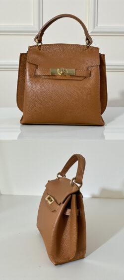 162236. Donna leather fashion bag cognac