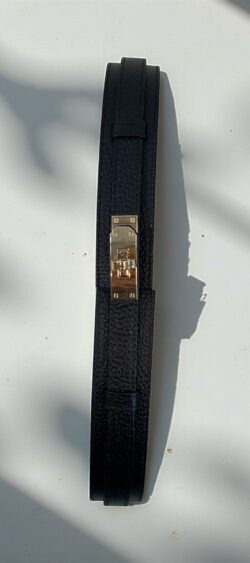 ✔️Leren fashion riem zwart