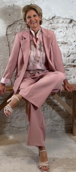 161473. Evy blazer oudroze