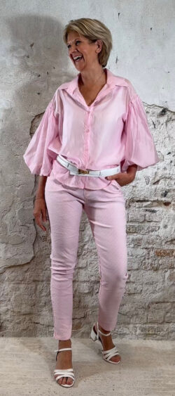 164045. Floor comfypants ajour roze