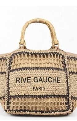 PV5511. Rive Gauch summer crochet bag - Beige