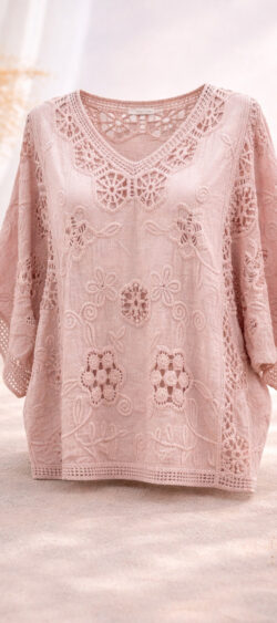 174589. Indy India top roze