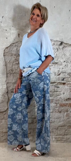 MC-5338. koord jeans flower