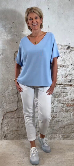 171114. Ailan oversized luxe truitje lichtblauw