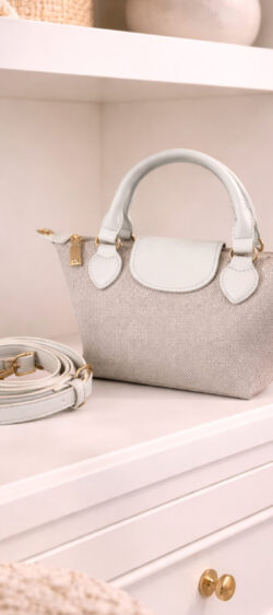 H5626. Lilychamp mini bag beige