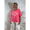 jogging sweater katoen Le Marais Paris roze framboos dames