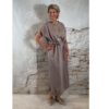 Maxi shirt dress taupe