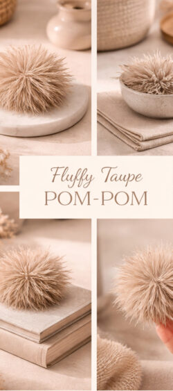 veren broche licht tape beige