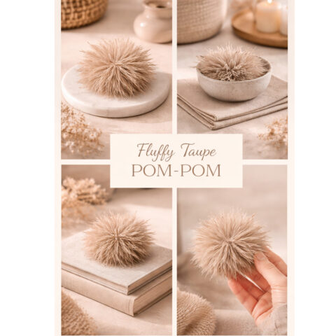 veren broche licht tape beige