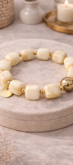 Gigi elastische chunky armband