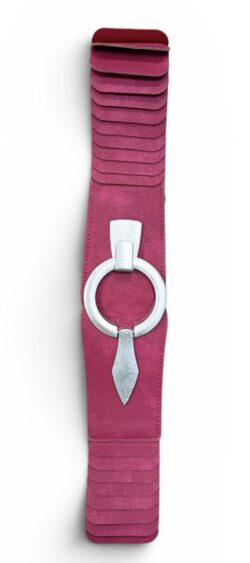 Elastische riem magenta roze 179145