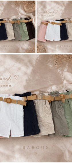 PRE ORDER NOW! Linnen basic bermuda's - Evy