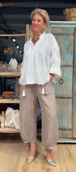 Oversized Ibiza blouse wit Nana - 178571
