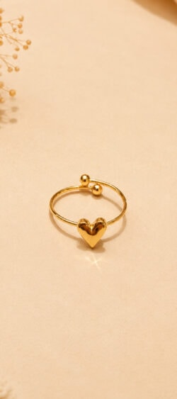 Ring met hartje goud Sil - 183569