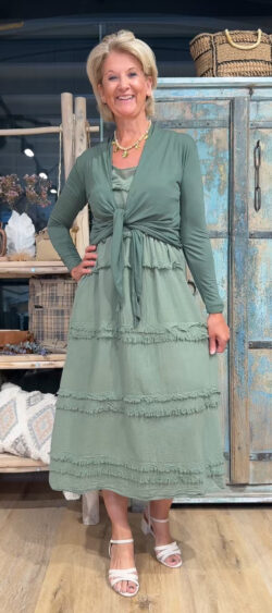 Basic strik bolero khaki Ailan - 185019