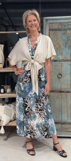 Strik bolero vest beige - Evy 182833 (16 juni weer op voorraad, je kunt al bestellen)