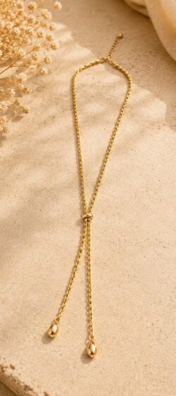 Lariat ketting goud Sil - 187832