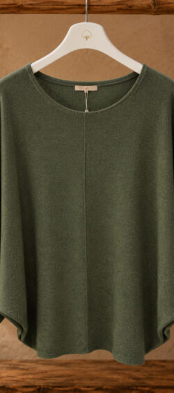 Vlindertrui khaki Elza - 192628