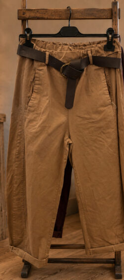 Stretch ballon broek camel - Elza