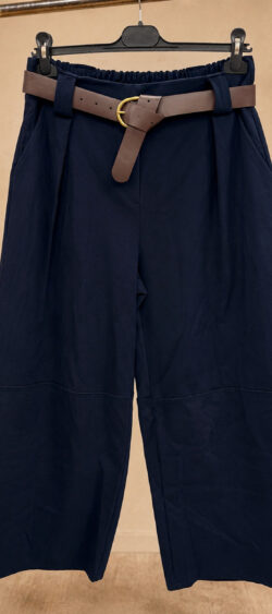 Bandplooi culotte donkerblauw Evy 191364 (1 september weer op voorraad, je kunt al bestellen)