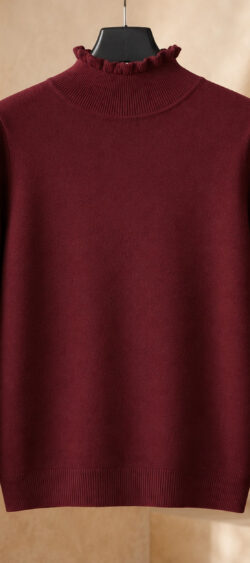 Ruffle pull-under bordeaux Bibi - 191376