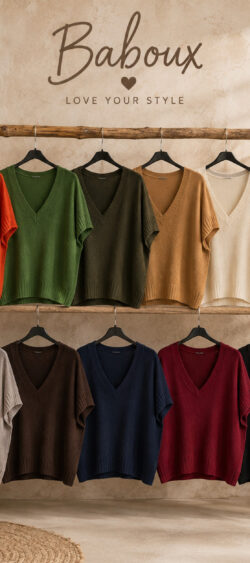 Pre-order met korting! Evy - pullover kapmouw - 20 kleuren