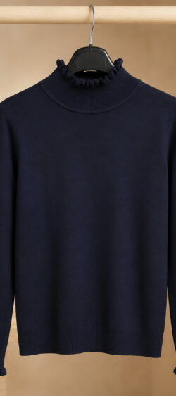 Ruffle pull-under donkerblauw Bibi - 191382