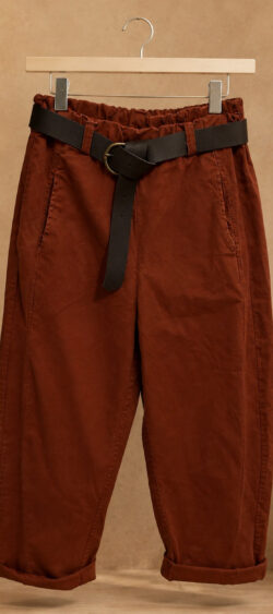 Stretch ballon broek terra - Elza