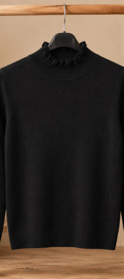 Ruffle pull-under zwart Bibi - 191386