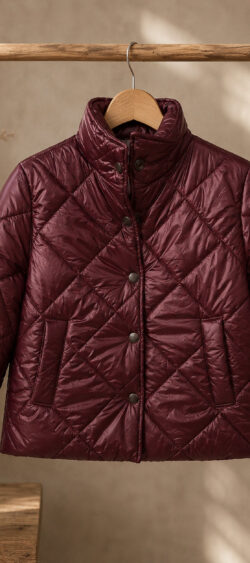 Gewatteerde jas bordeaux Bibi - 191389