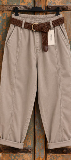 Stretch ballon broek taupe - Ailan 195395