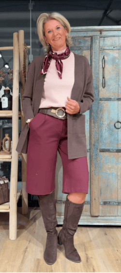 Vest bruin - Evy 196095